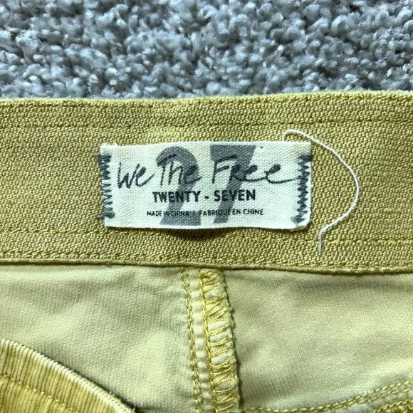 We the Free Women's Sz 27 Tie-Dye Corduroy Flare Pant - Picture 3 of 10